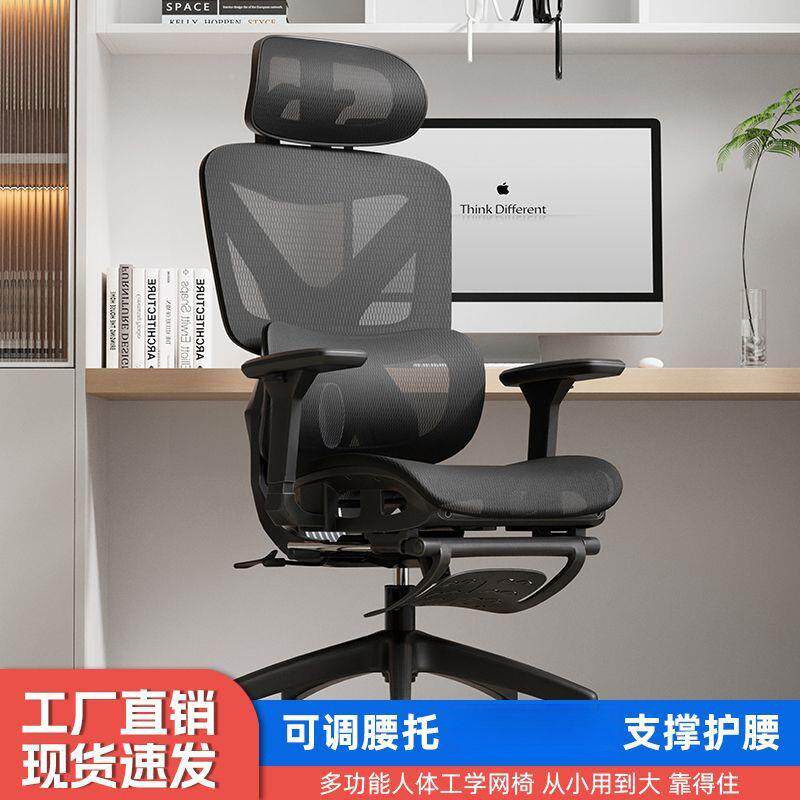 学电脑家用简约人工椅子办公椅可调护腰背舒适靠体久坐竞椅232座