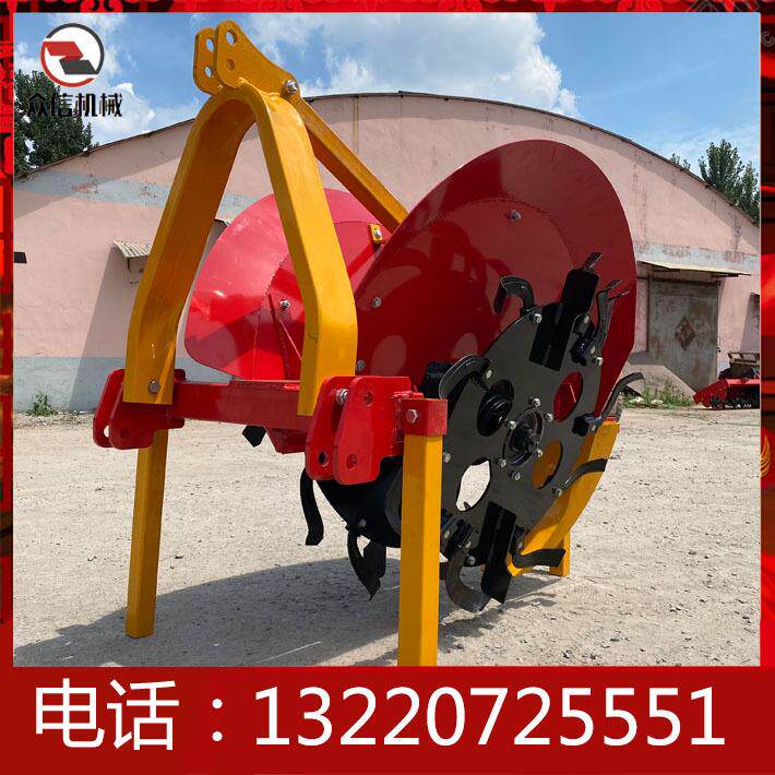 新款果园沟机小型农用GXT四拖拉轮机棚大挖沟加重打沟开沟开器