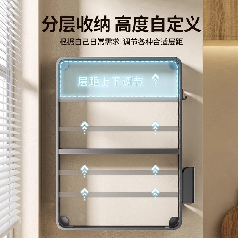 房置物架太调料架调壁挂空铝免打孔墙上多层XQQ味品厨瓶罐收纳架