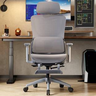 电脑椅家可躺升降椅子网布职F001员椅会椅用人议椅办学公椅体工椅