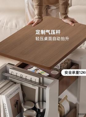 沙边柜侧边功几客BJ015701厅20发2动5新款可移旋转茶水柜家用多能