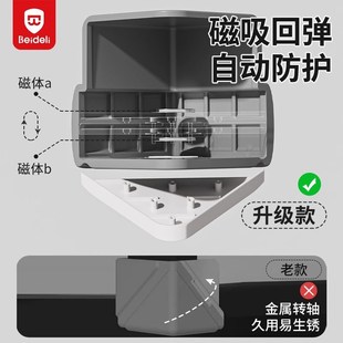 断桥铝窗户防撞角不影响关窗全包保护角内开窗户防撞头保护套