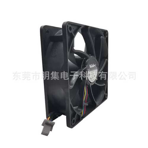 Nidec12038 V12E12BS2B5-07A02 12V3A 5叶大风量风压暴力风扇