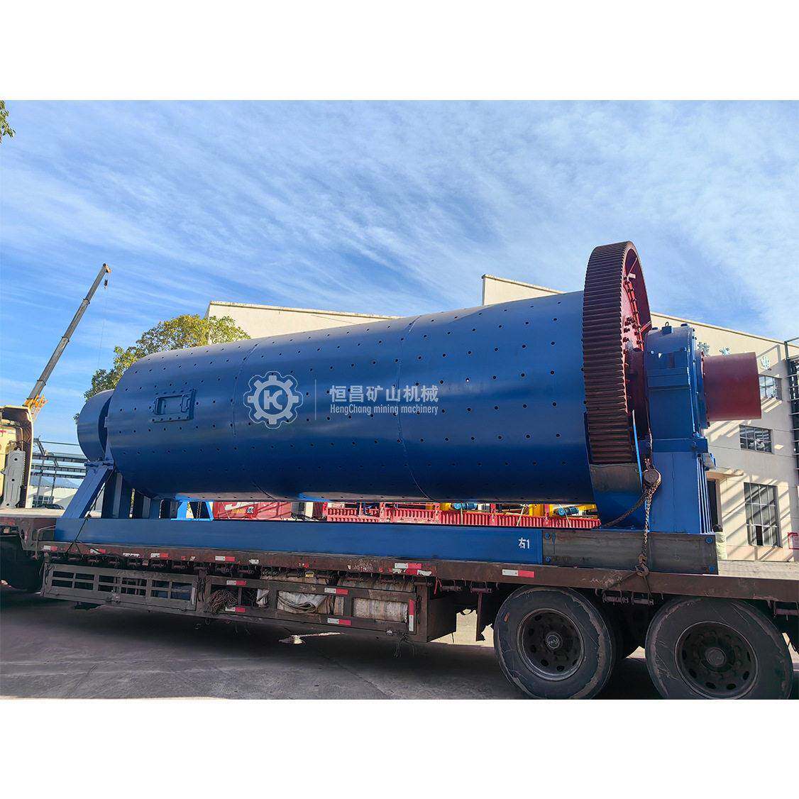 钢渣选矿球磨机Φ2100×4500铁渣再磨配磁选分级赣州矿山机械厂