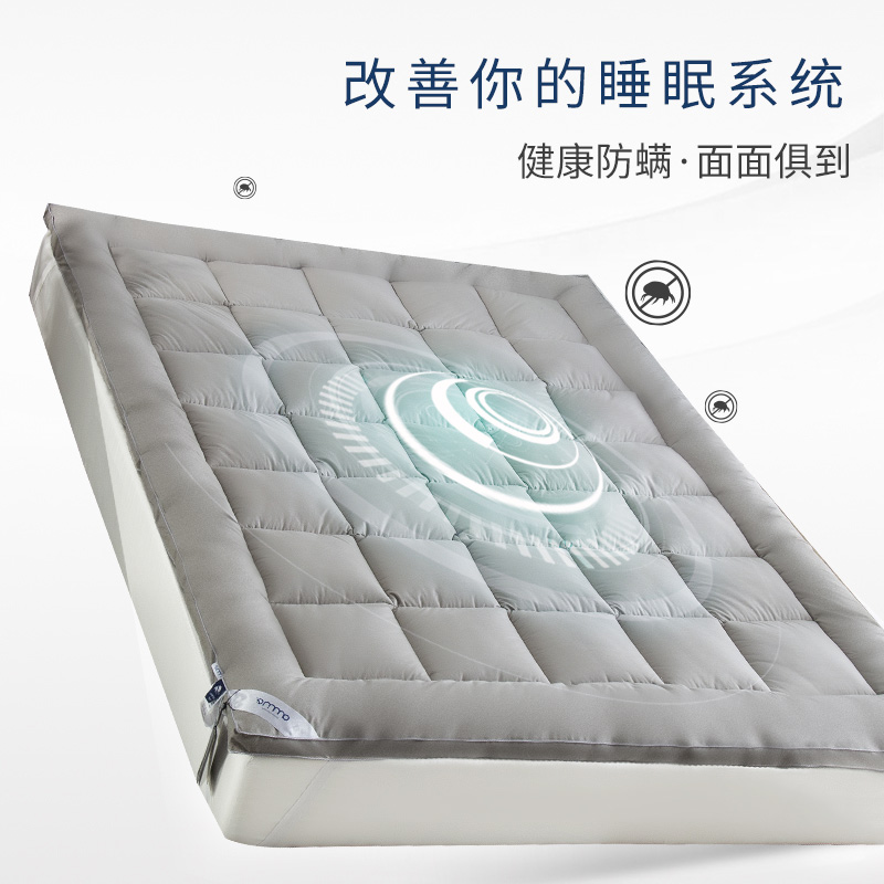 防螨虫床垫软垫薄款学生宿舍单人榻榻米床褥子儿童1.35米折叠垫被