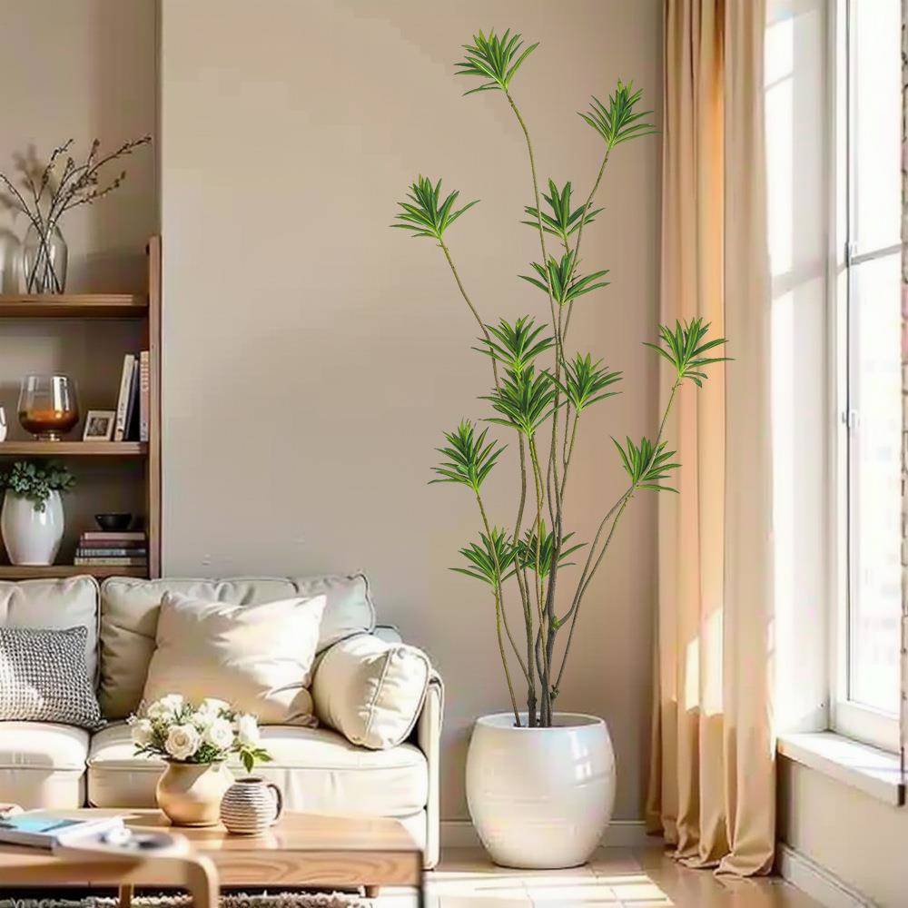 仿真植物百合竹假绿植室内大盆栽服装店装饰仿生绿植高级落地摆件