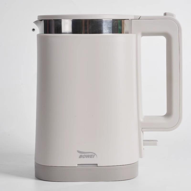 泊为BW-365电热水壶家用不锈钢电热保温一体开水壶烧水壶小型1L