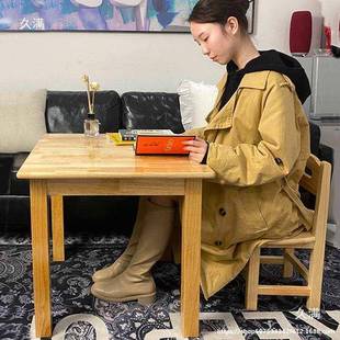 儿童小方桌实木幼儿园桌椅幼教蒙氏教具美术绘画班早教用小桌子