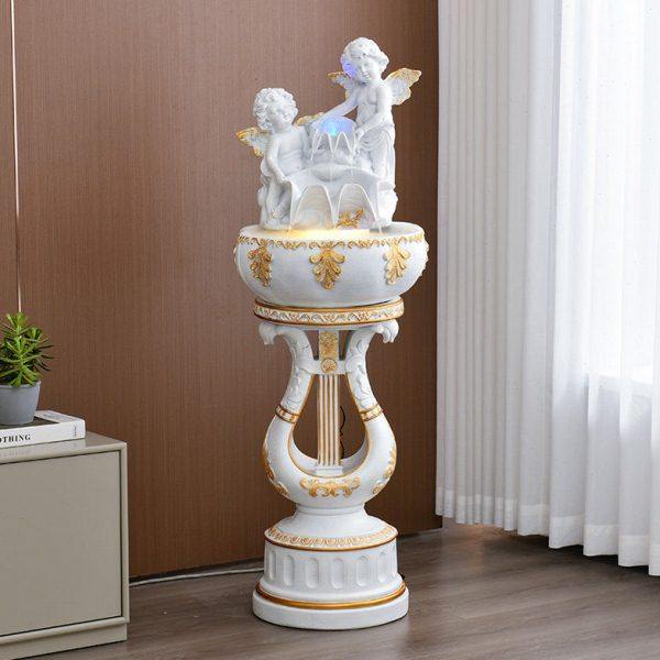 流水摆件循环水客厅加湿器家用创意鱼缸落地电视柜旁边欧式装饰品,家居饰品,落地摆件,淘宝优惠券,粉丝福利购,淘宝优惠卷