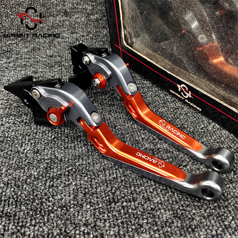 适用于幽客复古UK250/UK400改装F件配件刹车牛角手把手柄离合拉杆