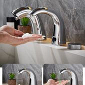 芬驰全铜台盆水龙头式 自动感应皂液器卫生间洗脸台面泡沫洗手液机