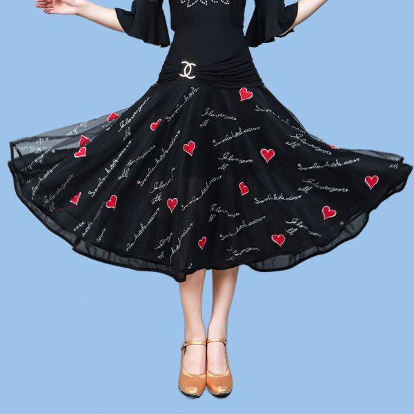 广场舞半身跳舞大摆花长裙摩登国标交谊拉丁舞华尔兹三步踩舞蹈服,运动/瑜伽/健身/球迷用品,广场舞半身裙,淘宝优惠券,粉丝福利购,淘宝优惠卷