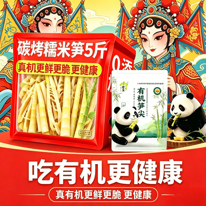 有机糯米笋嫩笋尖有机健康