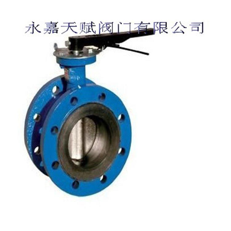 D71X-10/16Q球墨铸铁软密封中线蝶阀手柄对夹式手动蝶阀