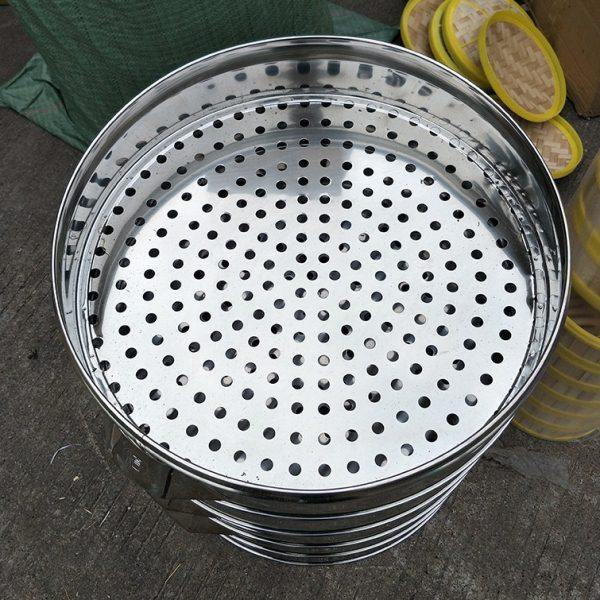 无磁加厚不锈钢蒸笼 蒸屉 商用冲孔 蒸炉专用蒸笼 面包店蒸笼