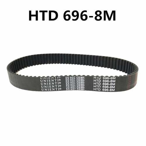 橡胶同步带HTD696-8M 好品质 车床主轴 印刷机折纸糊盒机传动皮带