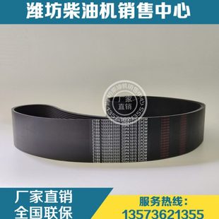 潍柴博杜安发电机组12M26柴油发动机1000593500多楔带8PK1815皮带