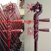 小叶紫檀龙头二胡杆 黑 黑檀越胡杆高胡杆婺剧杆赣胡杆花鼓大筒杆