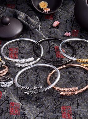 免费刻字促销兄弟情侣同款金箍棒手环紧箍咒复古手镯孙悟空男女链