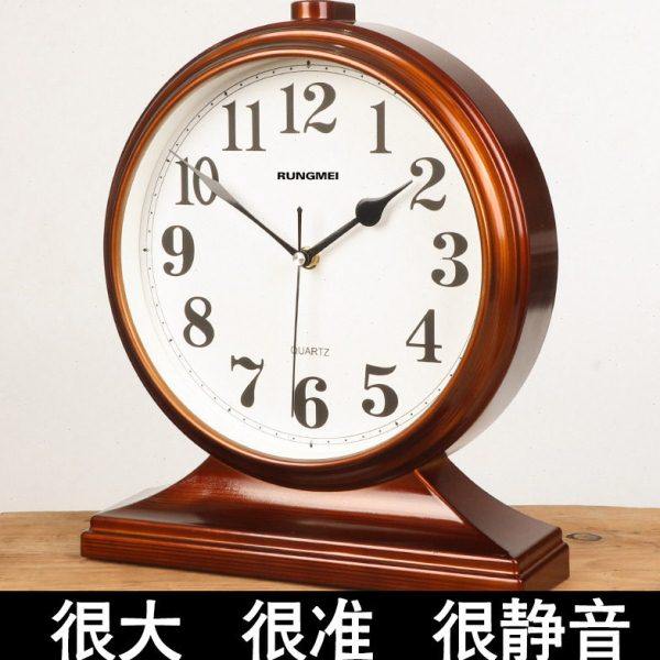 台式钟表客厅家用石英大号座钟桌面中式摆钟坐钟摆放台钟时钟摆件,家居饰品,立钟/落地钟,淘宝优惠券,粉丝福利购,淘宝优惠卷