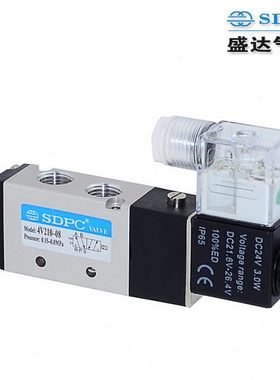 盛达电磁阀、换向阀4V110－06、4V210－08、4V310－10、4V410－15