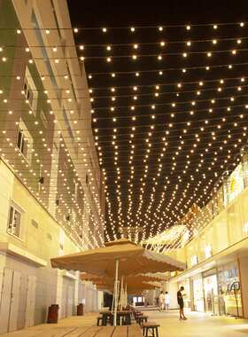 ledG50小彩灯闪灯串灯防水挂灯小灯泡阳台灯串布置家用庭院装饰灯