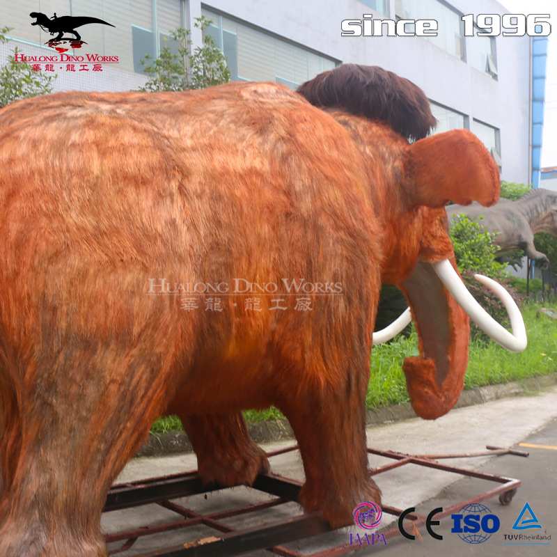 仿真远古生物猛犸象 大型动物展览模型制作 自贡仿真模型制作厂家