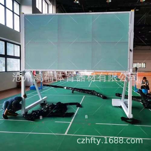 厂家供应地埋拆装移动式单面双面排球训练板