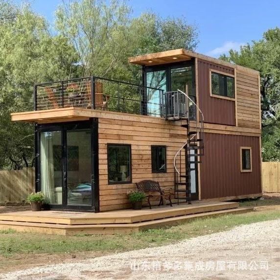 可移动板房酒店民宿钢结构集装箱房住人集装箱瓦楞箱房屋别墅