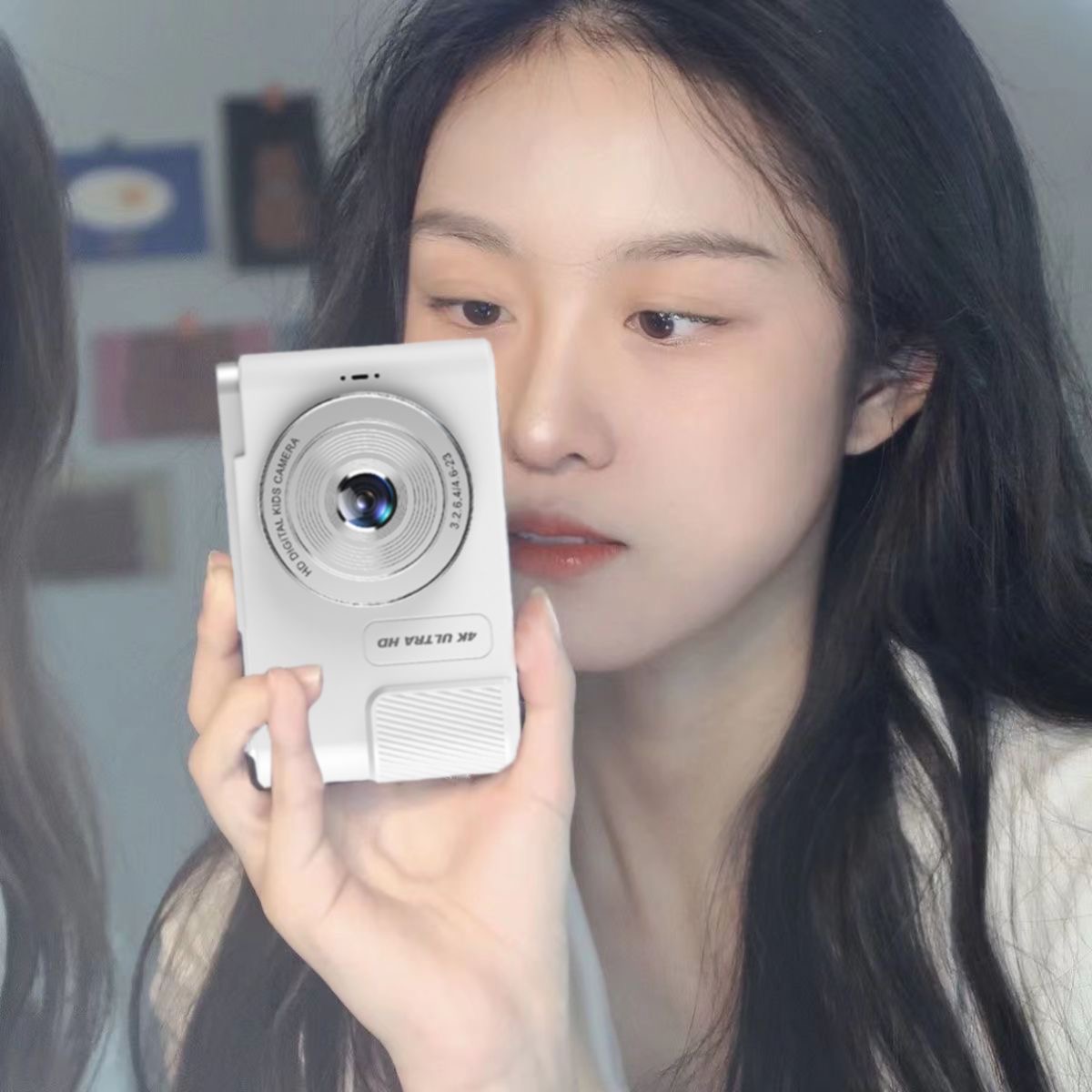 适用学生专用数码相机ccd卡片机相机拍立得相机X随身小型入门