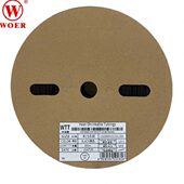 2.5 WTT1 3.5 4.5 1.5 5.5 6MM黑色环保绝缘阻燃热缩套管