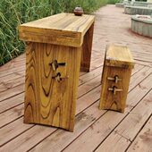 组装 古琴桌凳桐木共鸣箱 仲尼式 伏羲式 拆卸国学桌茶桌 仿古实木