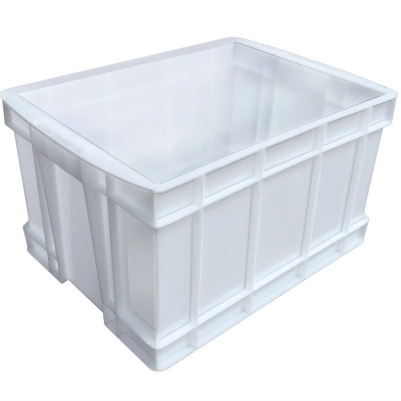 兰诗LAUTEE1#仪表箱仓储周转塑料箱储物收纳运输箱筐X白色530*