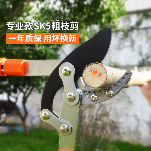 进口户外大力剪果树修枝剪园林省力剪树枝粗枝剪伸缩高枝园艺剪刀