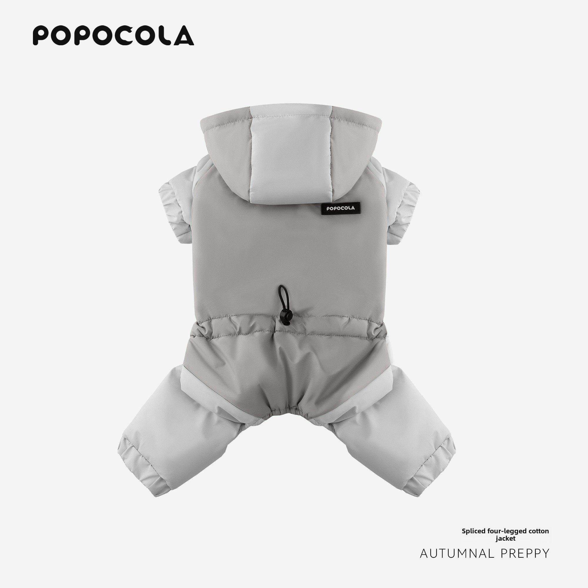 波波小狗衣服羽绒服冬季泰迪比熊雪纳瑞宠物秋冬风格冬季四条腿棉