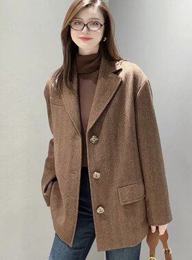 阿玛施复古品质休闲西装外套
