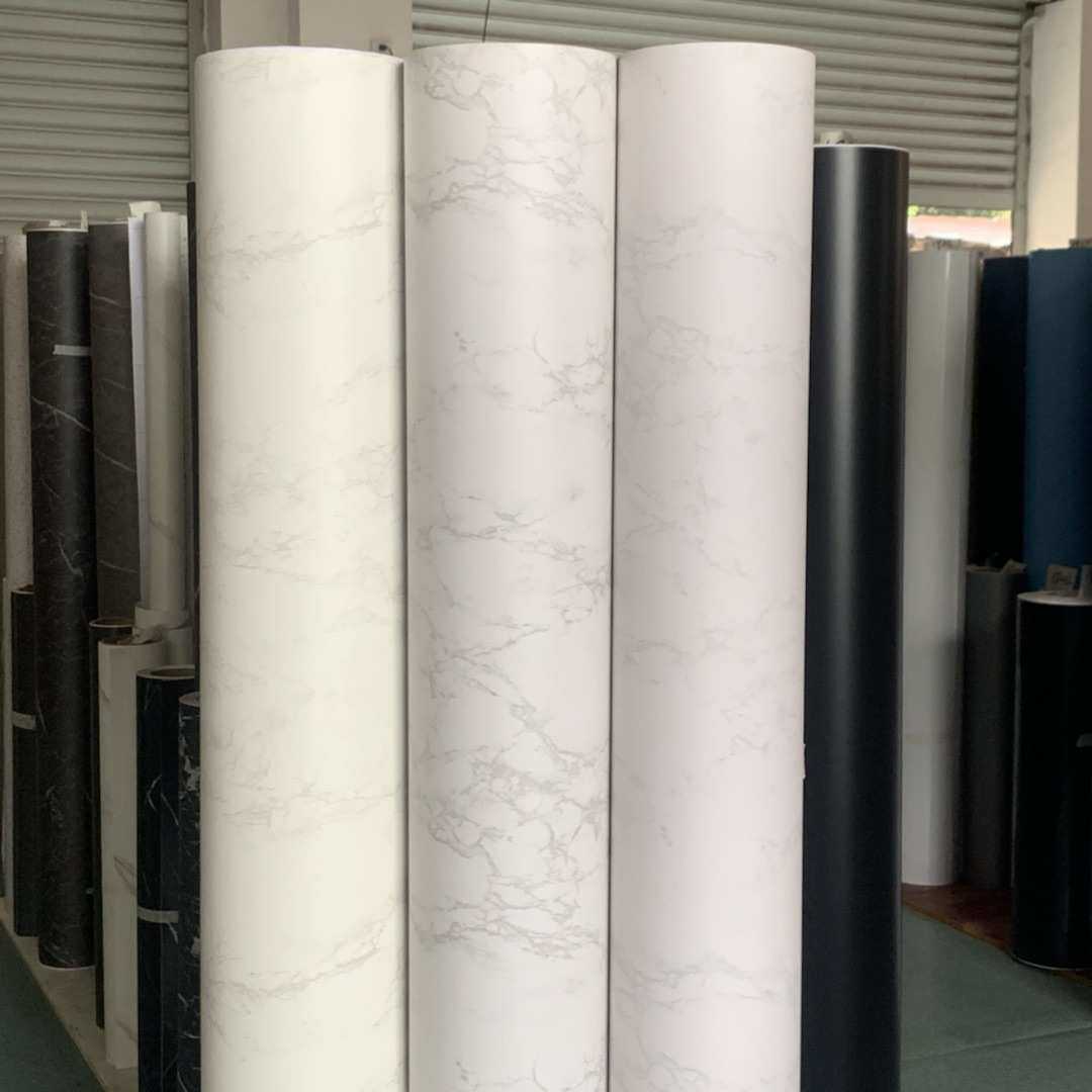 加厚防水浴室墙壁纸 展柜展厅贴膜 大理石纹pvc自粘墙纸