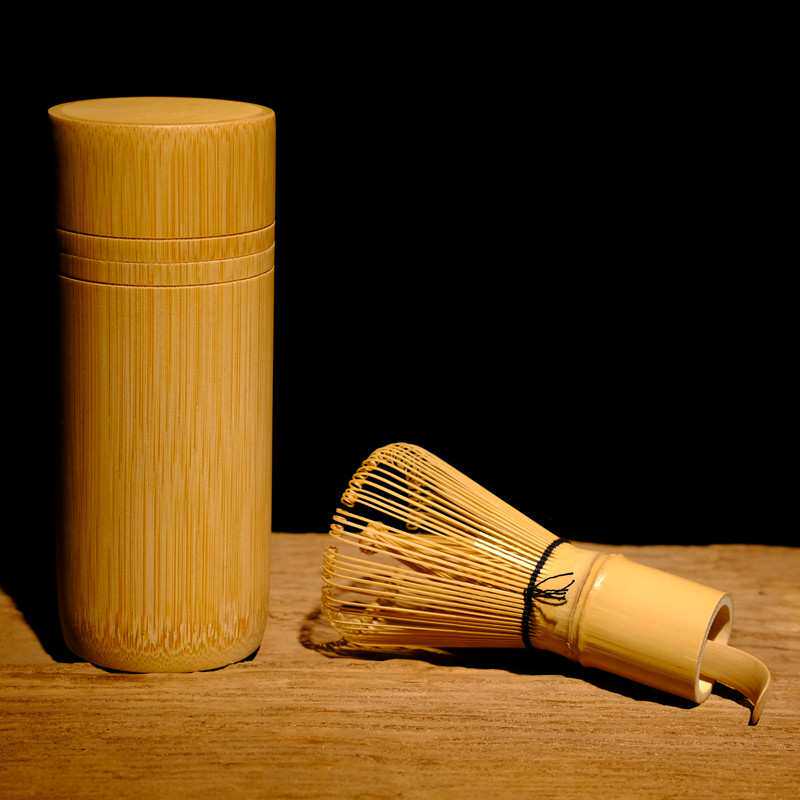 竹筒 茶筅套装 百本立  抹茶搅拌刷 Bamboo maccha stirring 竹制