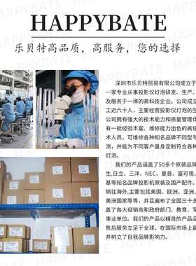 适用鸿合HT-L26 L30 L25 B10 B50 M600M650 HT-LQ300原装灯泡