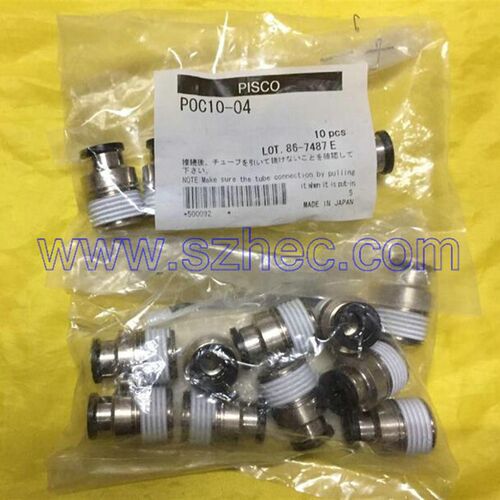 现货 日本PISCO 内六角形孔直通接头 POC10-04  原装正品  碧士克