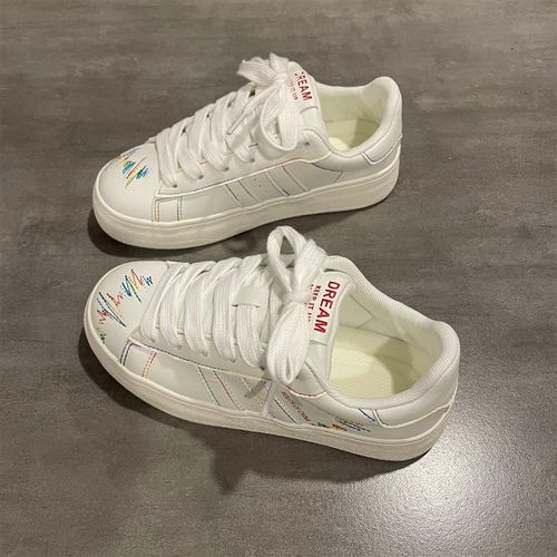 七七主人家 鞋子女2024新款爆款小白鞋百搭早秋网红休闲板鞋女款