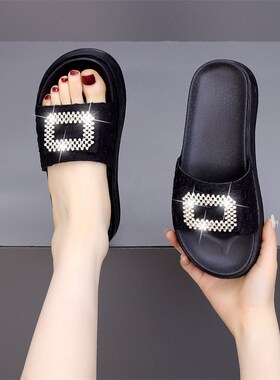 大码41-42凉拖鞋女夏季外穿厚底女20G25新款松糕底轻便防滑小码33