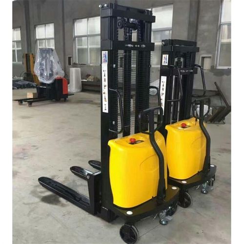 定做1吨2吨半电动叉车小型电动液压堆高车装卸升降叉车电瓶升高车