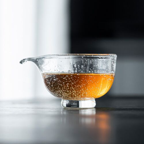 气泡玻璃公杯加厚分茶器公道杯日式耐热茶海水晶琉璃分茶器茶具