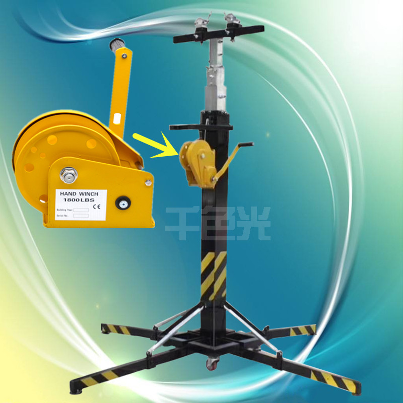 重型1200/1800/2600磅手摇盘自锁钢丝绞盘舞台灯架升降专用零配件