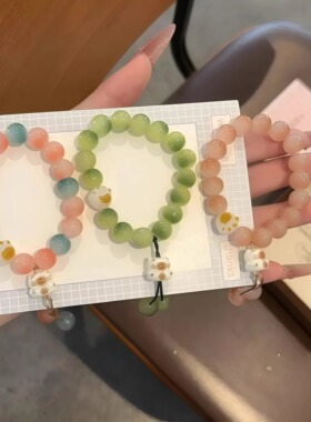 国潮招财猫手串盘玩绕指柔手链