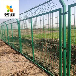高公边界隔离栅 带框架护栏网 果速园路林铁丝围栏防护网厂家