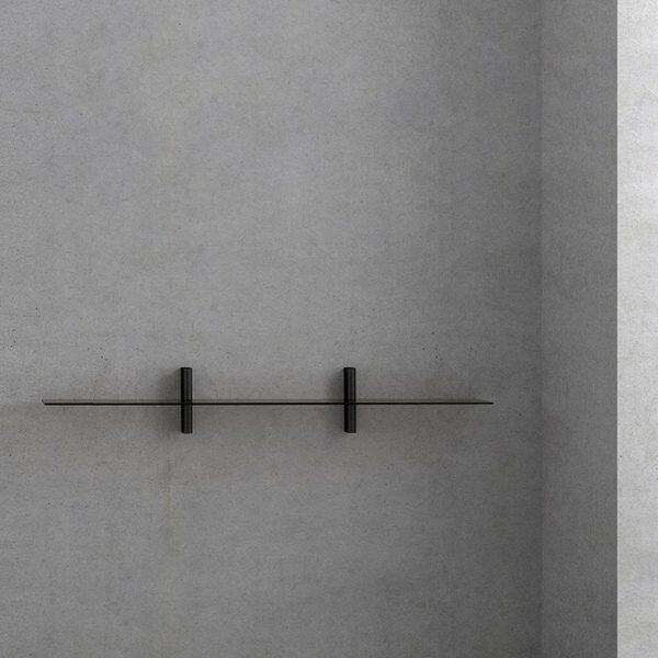 WUU物LUCID片段墙架| 客厅卧室书房搁架 置物架 玻璃架