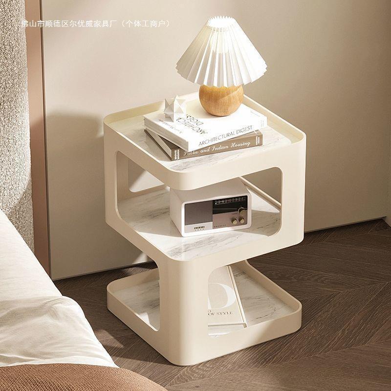 边几沙厅创客意茶几发边柜可移动GDQ小茶几铁艺带角几侧边轮储物