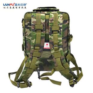 蓝人防急包家庭应LF 12105急物资储应备夫双肩物背囊防灾减损资